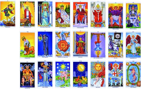 Los 22 Arcanos Mayores del tarot y sus significados